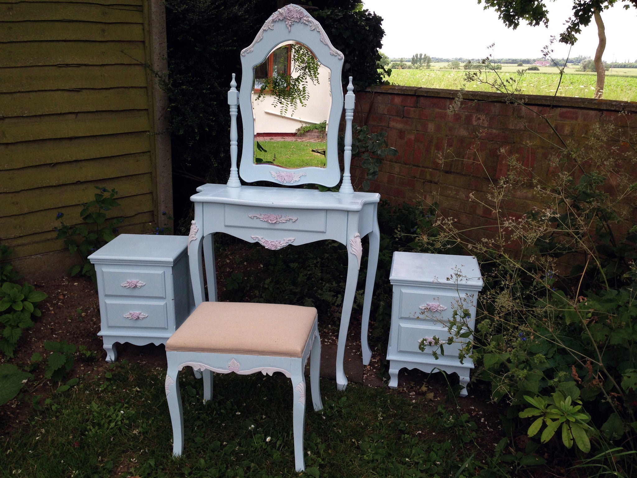 Vintage French Dresser Set